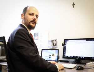 Arnaud Markert à son bureau